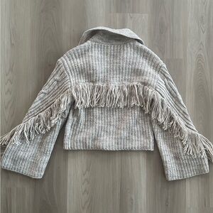 Jonathan Simkhai Kara Fringe Knit Sweater